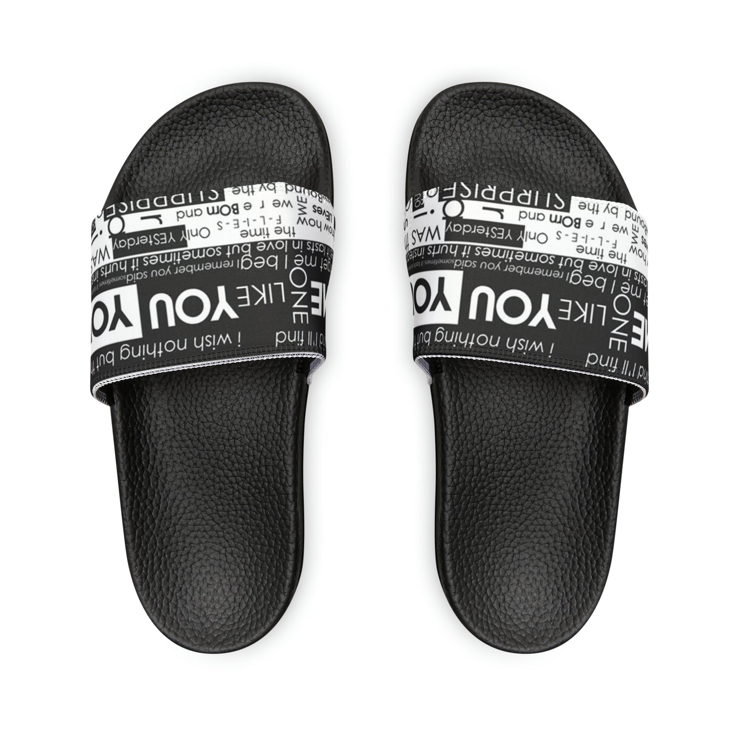 Someone Like You Men's PU Slide Sandals