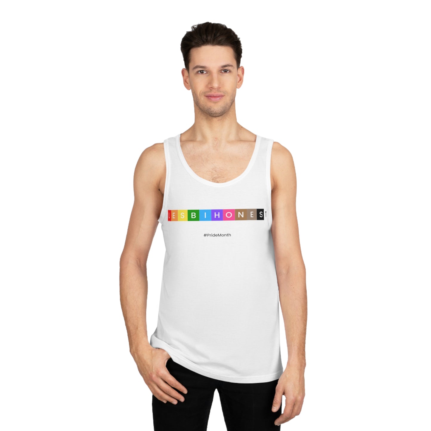 LESBIHONEST Unisex Softstyle™ Tank Top - Pride Month Celebration Wear