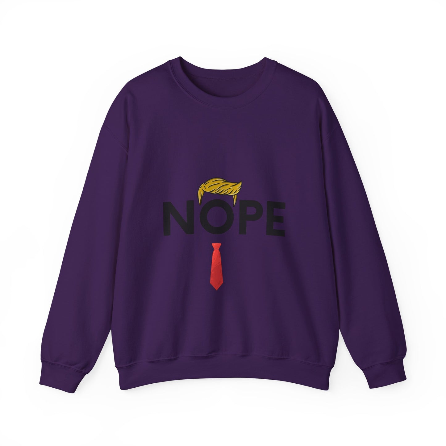 NOPE TRUMP Unisex Heavy Blend™ Crewneck Sweatshirt