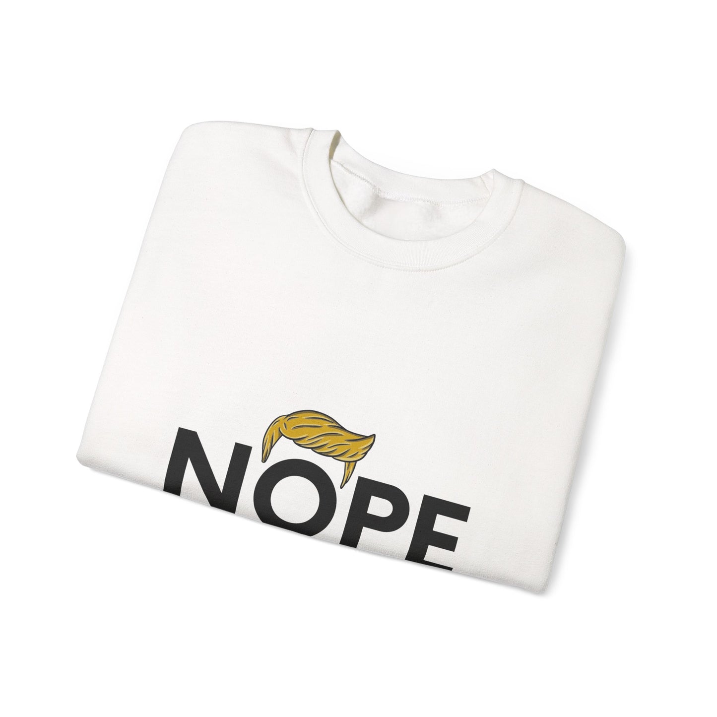 NOPE TRUMP Unisex Heavy Blend™ Crewneck Sweatshirt