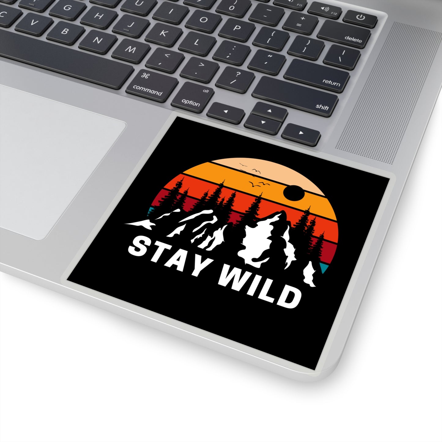 Mountain STAY WILD Kiss-Cut Stickers