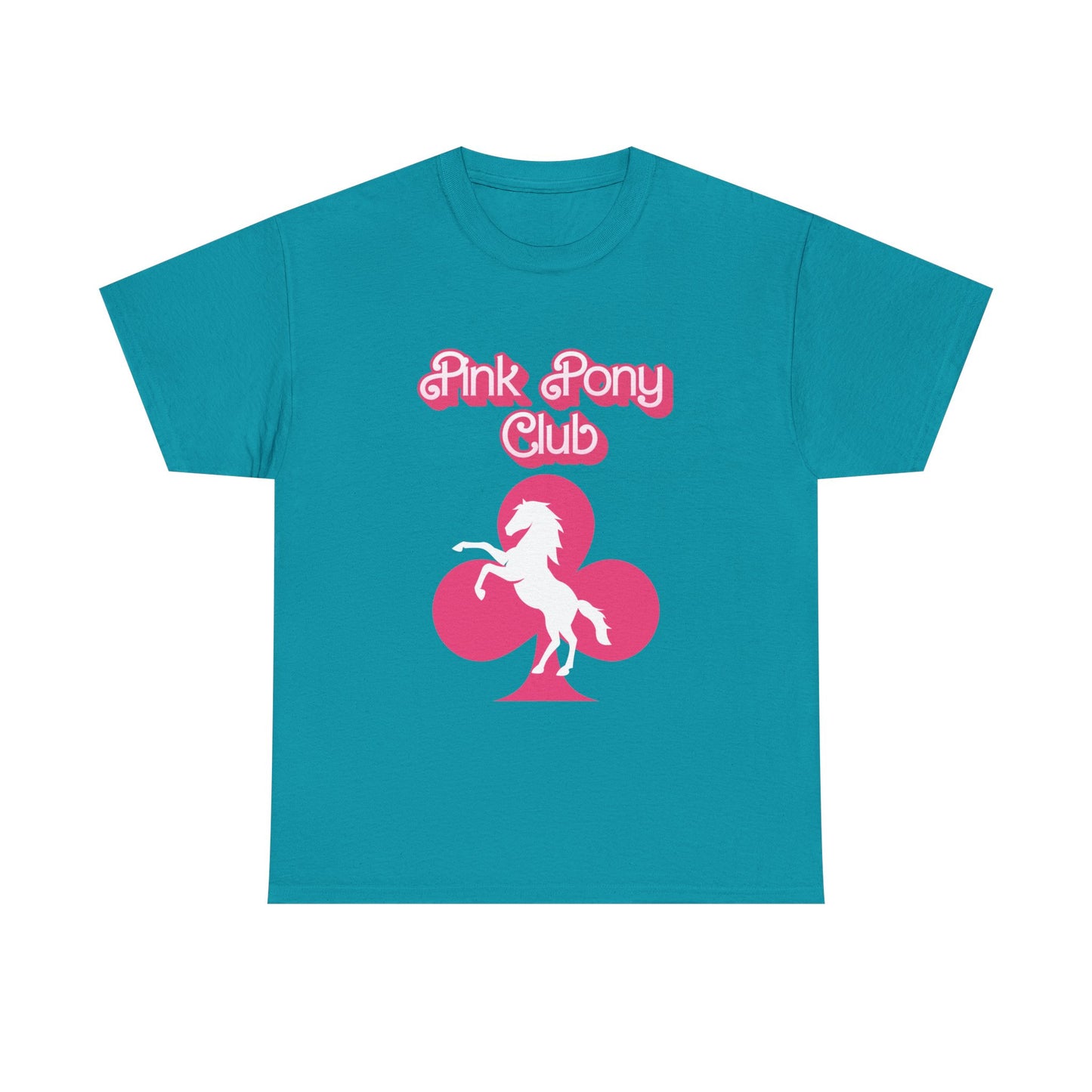 Retro Pink Pony Club Tee | Unisex Cotton Shirt, Graphic Tee, Gift for Horse Lovers, Birthday Celebration, Casual Wear