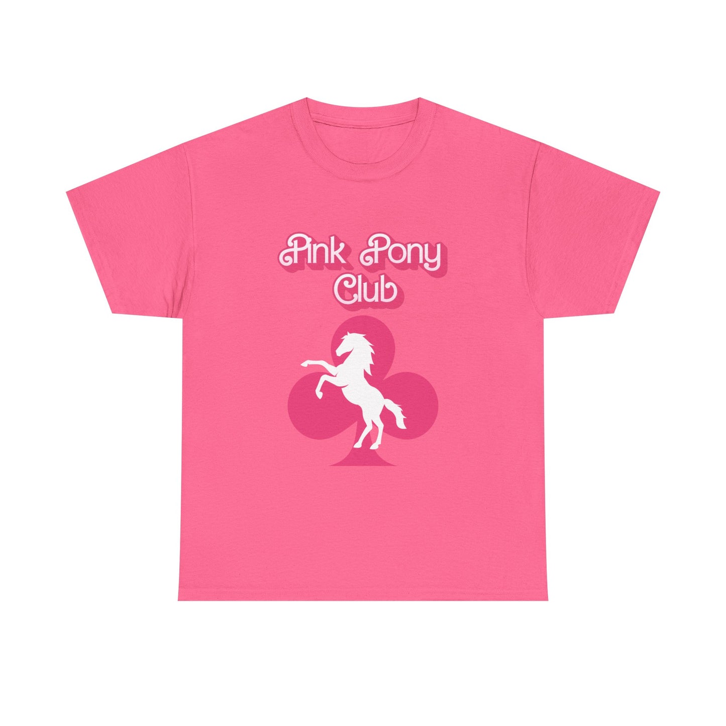 Retro Pink Pony Club Tee | Unisex Cotton Shirt, Graphic Tee, Gift for Horse Lovers, Birthday Celebration, Casual Wear