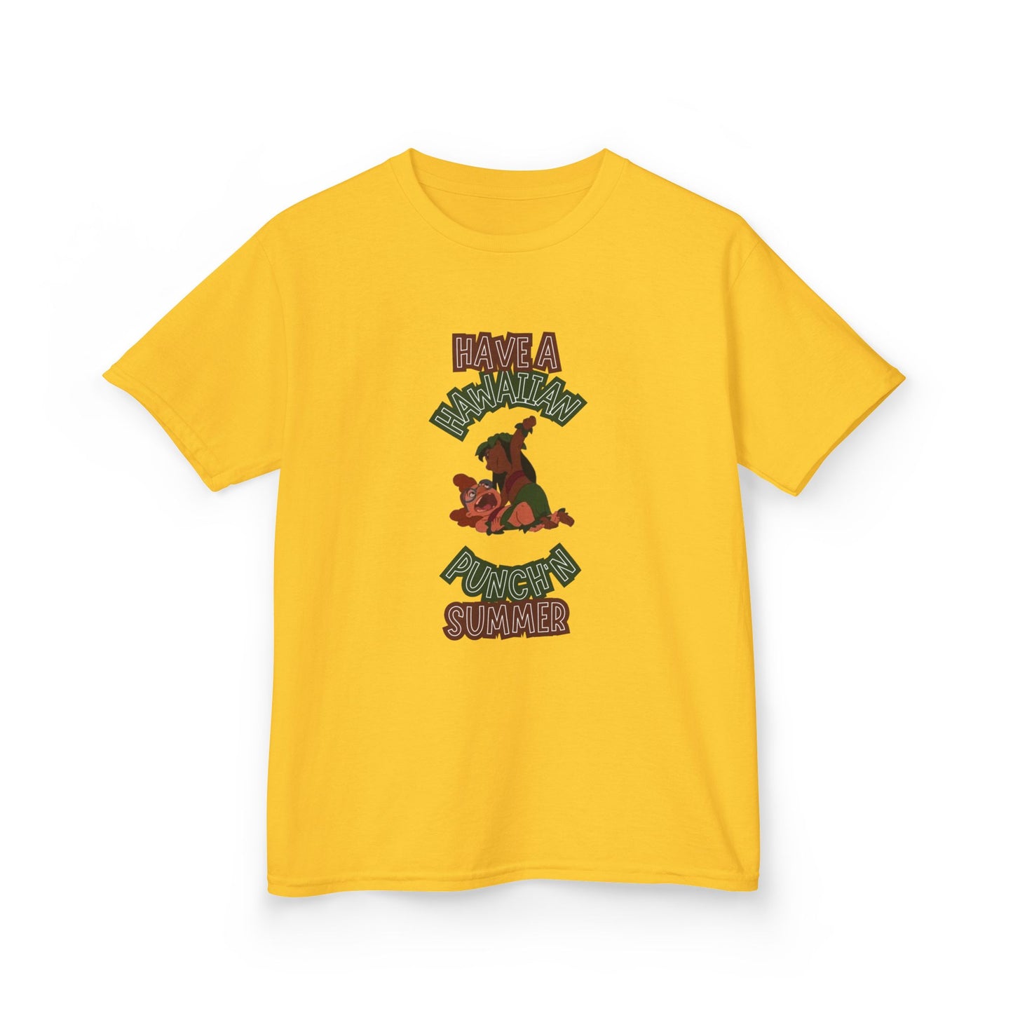 Hawaiian Punch’n Summer Adventure Kids Tee, Fun Summer Shirt, Playful Kids T-Shirt, Cute Graphic Tee, Vacation Outing Top