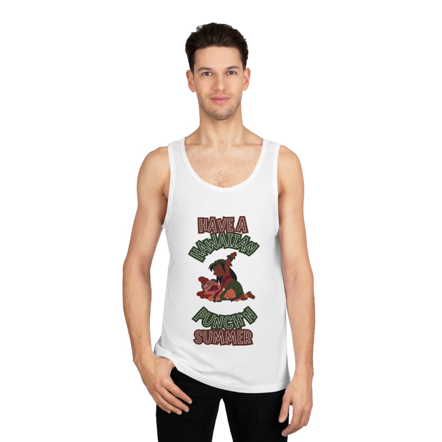 Hawaiian Punch’n Summer Funny Summer Tank Top - Have a Hawaiian Punch in Summer, Beachwear, Graphic Tee, Summer Vibes, Gift for Friends, Vacation Essential