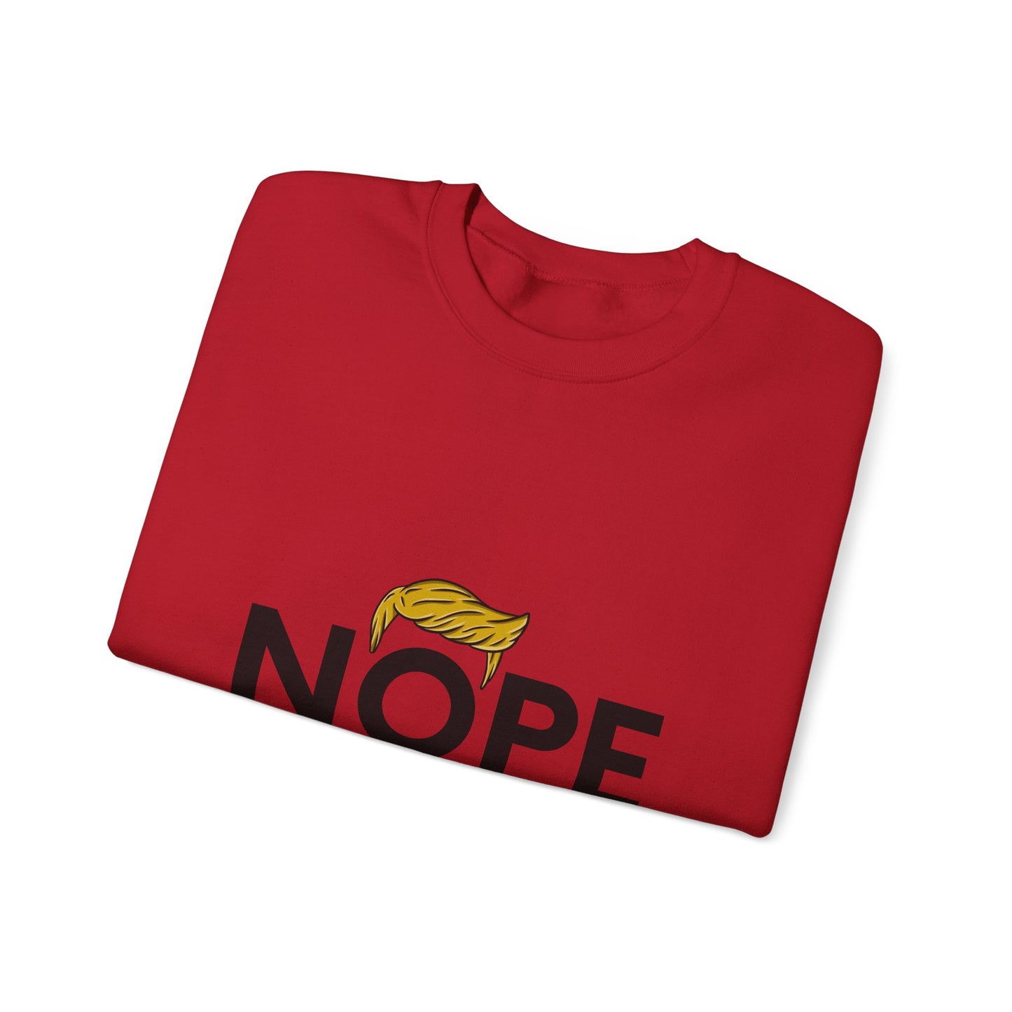 NOPE TRUMP Unisex Heavy Blend™ Crewneck Sweatshirt