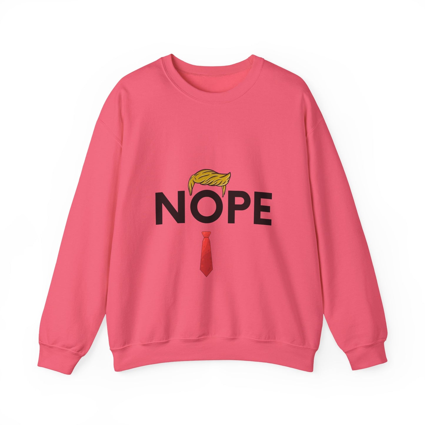 NOPE TRUMP Unisex Heavy Blend™ Crewneck Sweatshirt