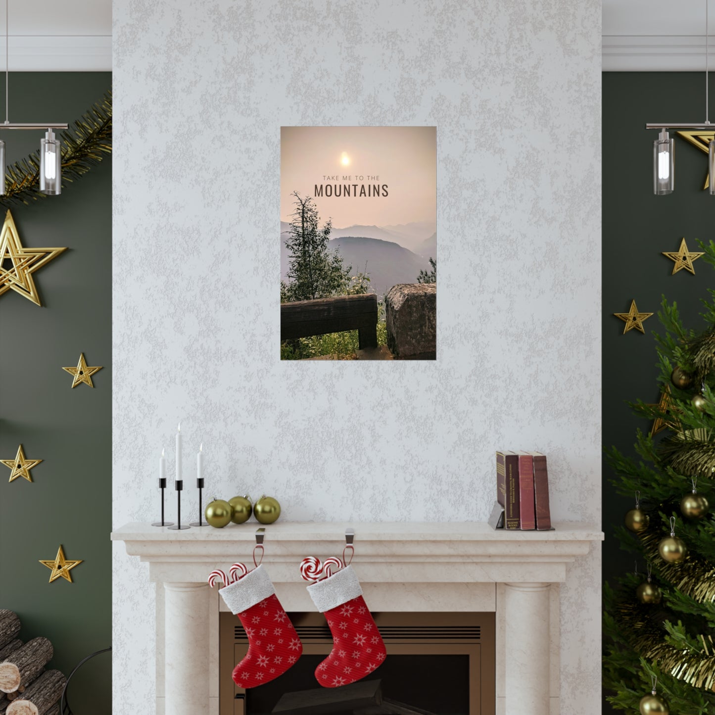 Take Me To The Mountains Premium Matte Vertical Posters