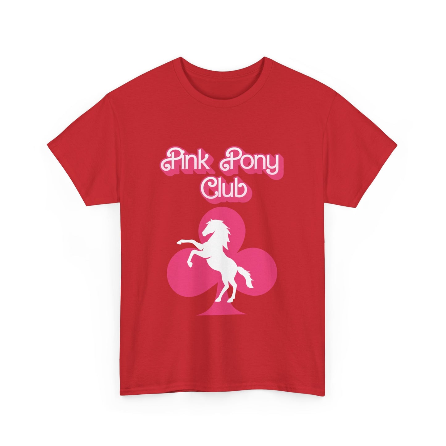 Retro Pink Pony Club Tee | Unisex Cotton Shirt, Graphic Tee, Gift for Horse Lovers, Birthday Celebration, Casual Wear