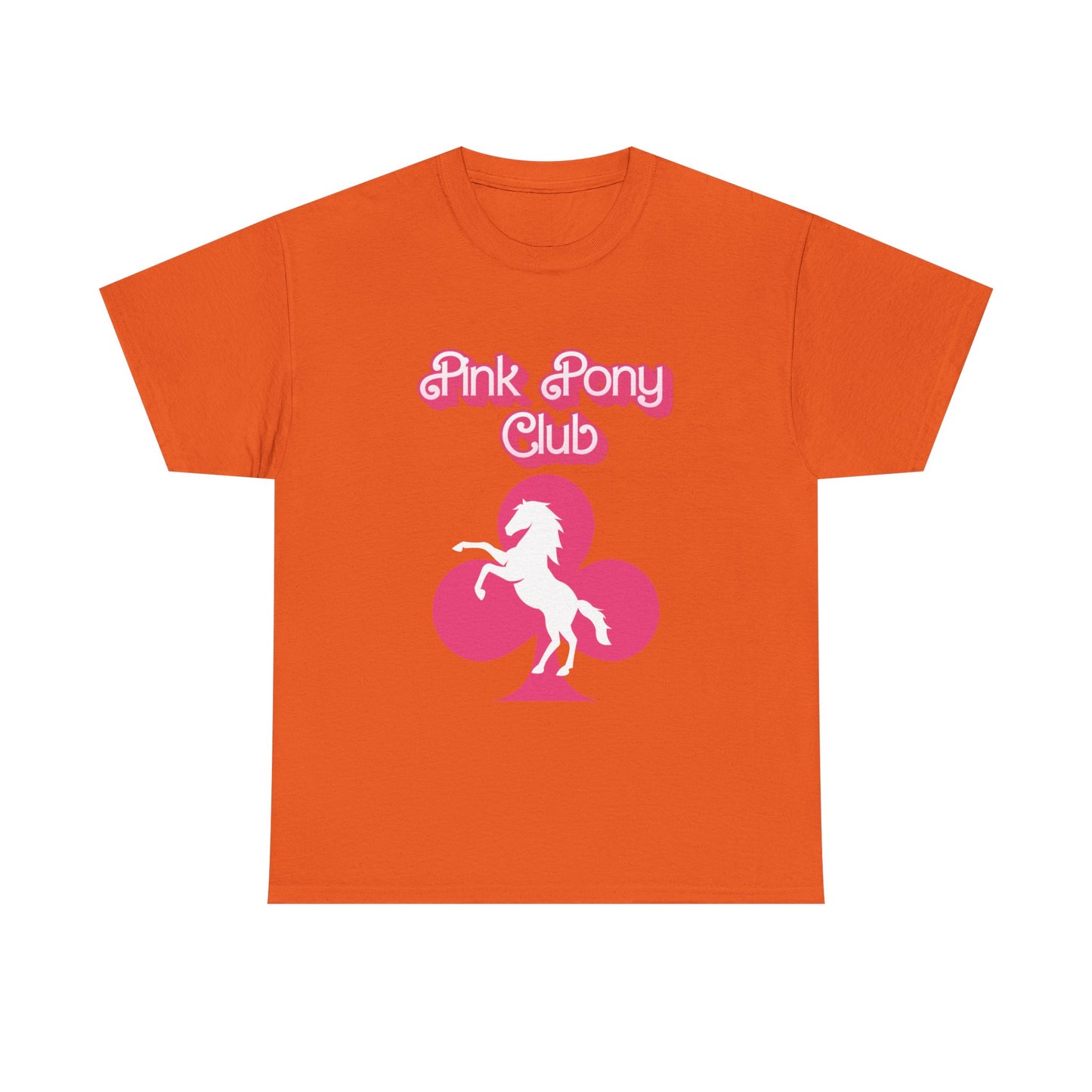 Retro Pink Pony Club Tee | Unisex Cotton Shirt, Graphic Tee, Gift for Horse Lovers, Birthday Celebration, Casual Wear
