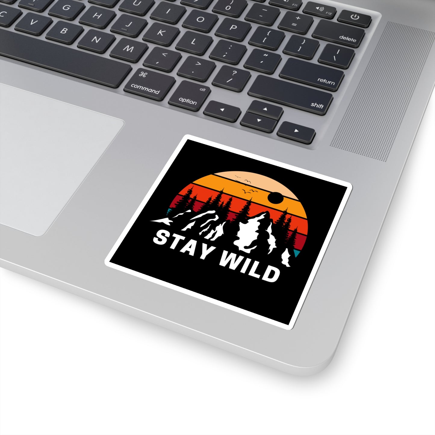 Mountain STAY WILD Kiss-Cut Stickers