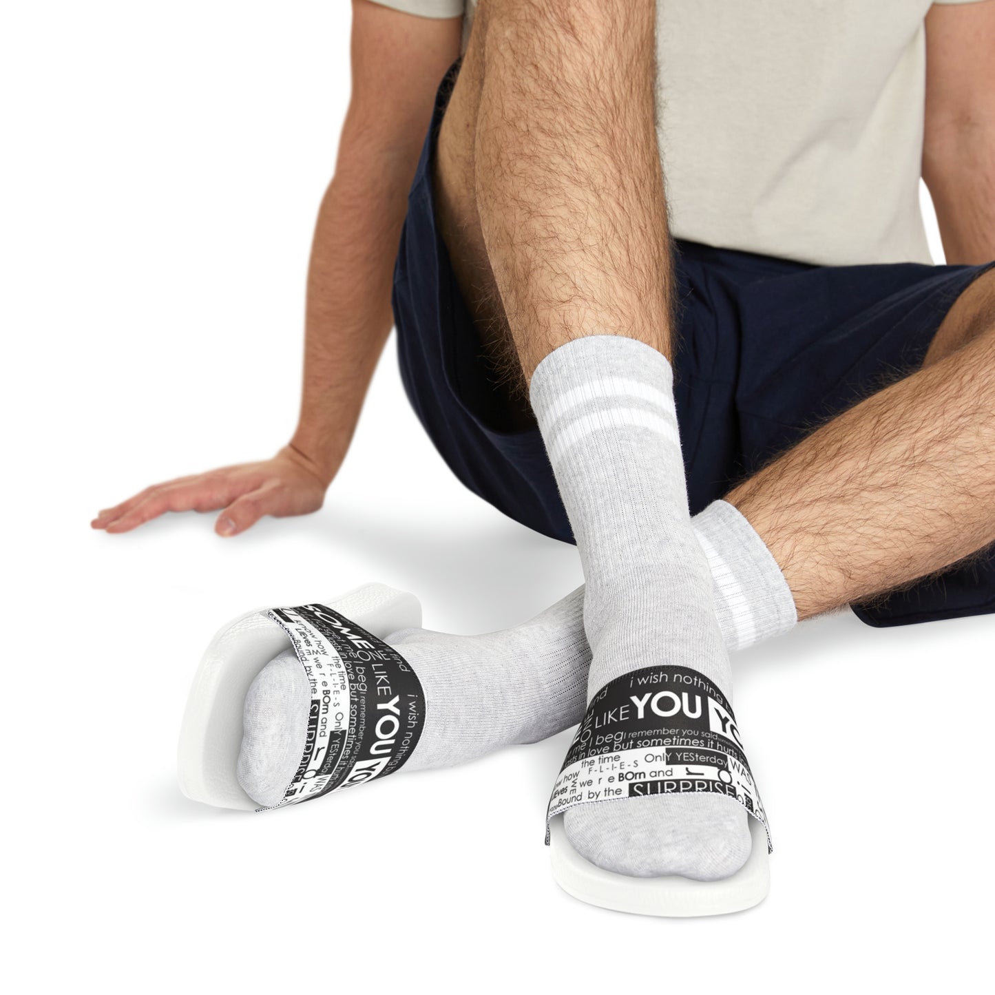 Someone Like You Men's PU Slide Sandals