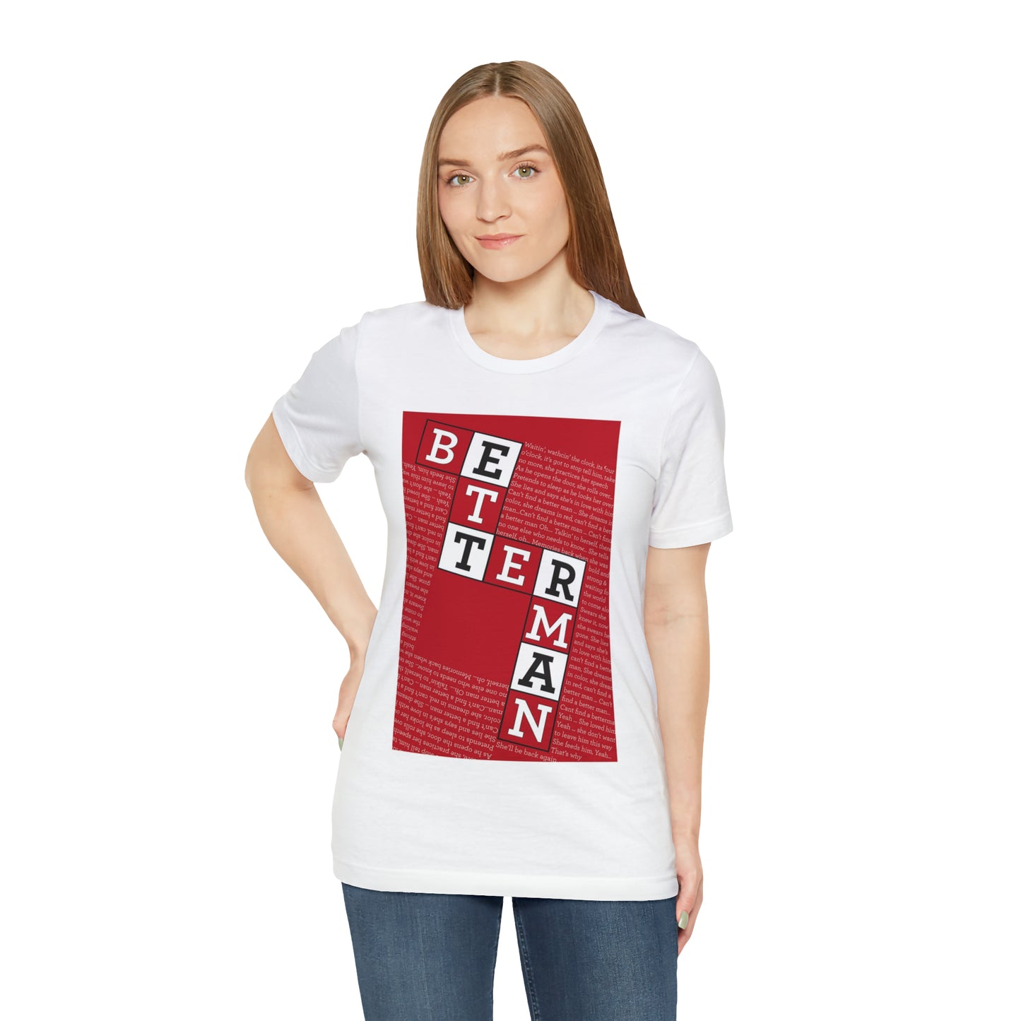 BETTER MAN Unisex Jersey Short Sleeve Tee