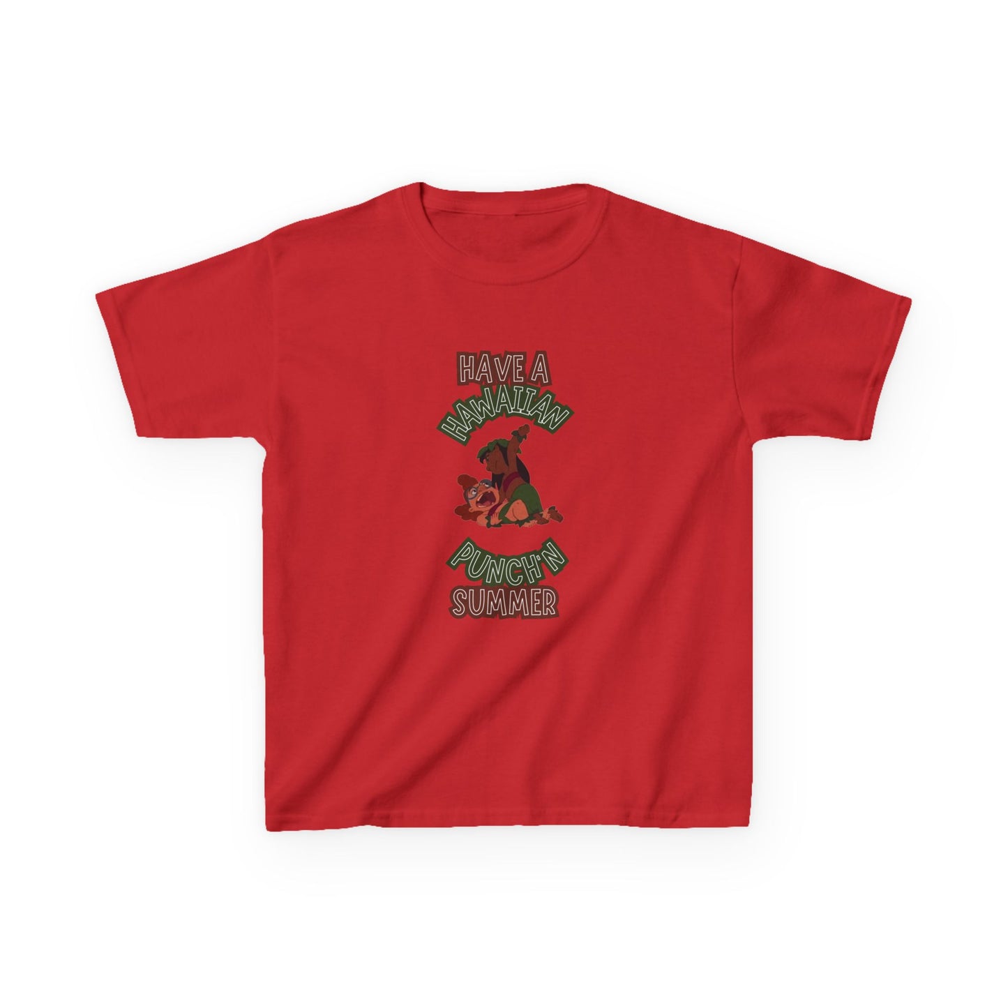 Hawaiian Punch’n Summer Adventure Kids Tee, Fun Summer Shirt, Playful Kids T-Shirt, Cute Graphic Tee, Vacation Outing Top