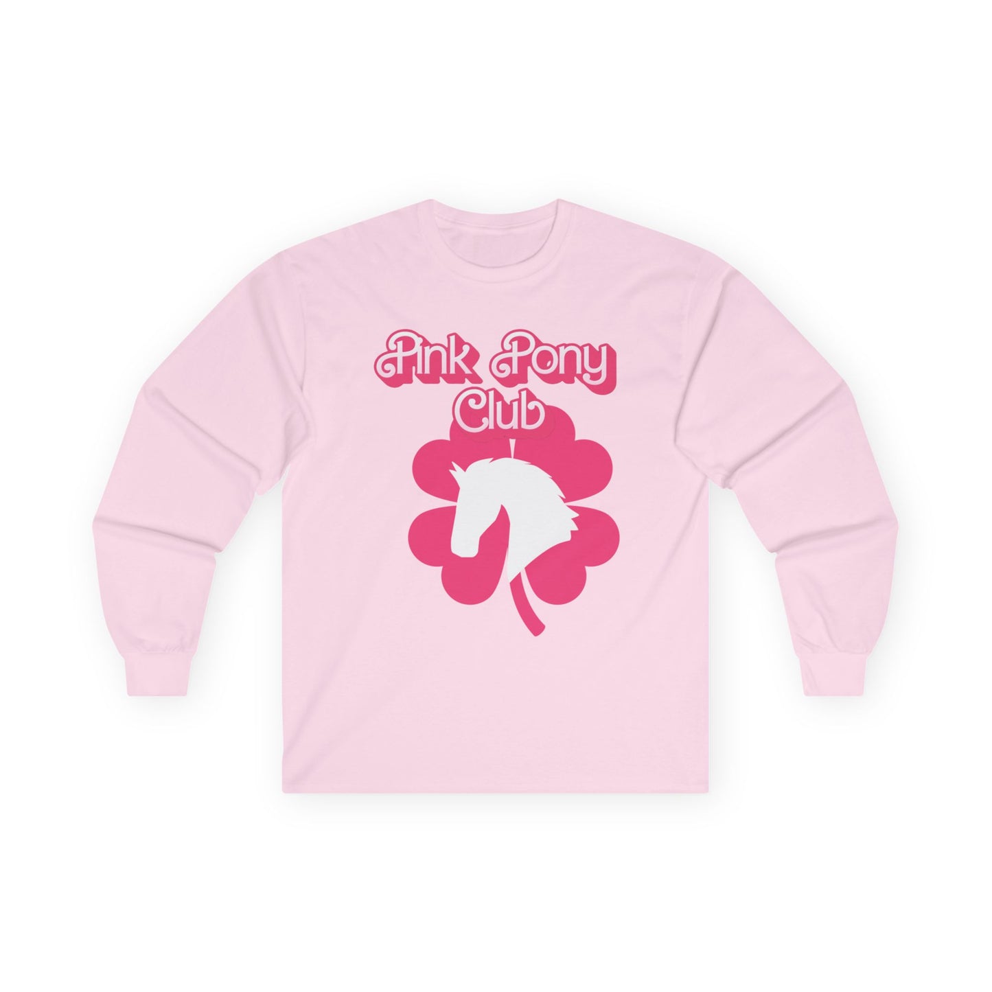 Pink Pony Club Long Sleeve Tee, Unicorn Shirt, Gift for Kids, Cute Graphic Tee, Spring/Summer Apparel, Fun Unicorn Fashion