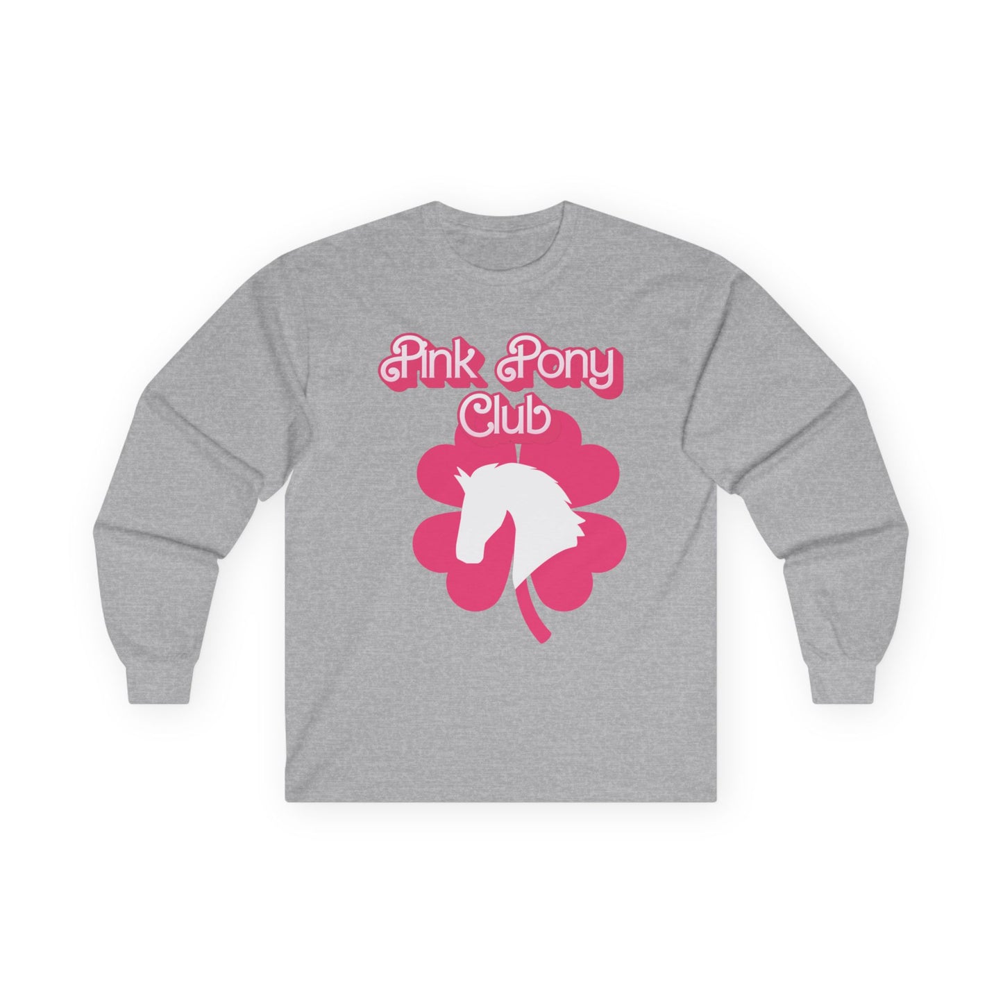 Pink Pony Club Long Sleeve Tee, Unicorn Shirt, Gift for Kids, Cute Graphic Tee, Spring/Summer Apparel, Fun Unicorn Fashion