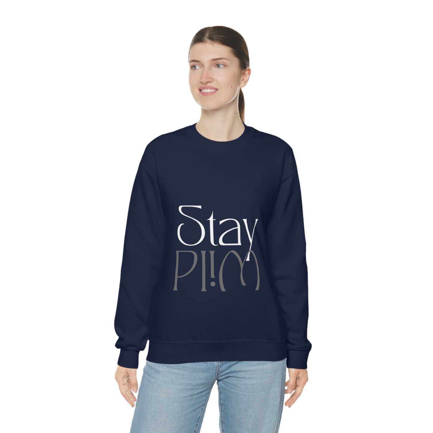 STAY WILD CHILD Unisex Heavy Blend™ Crewneck Sweatshirt
