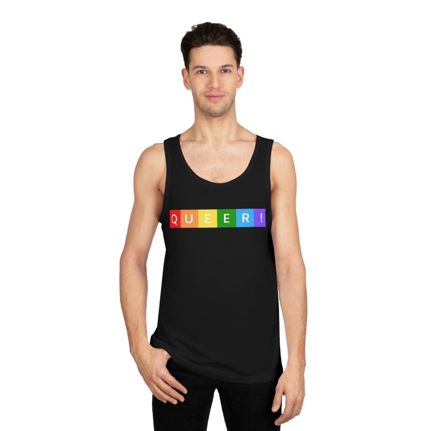 Pride Month Queer! Unisex Softstyle™ Tank Top