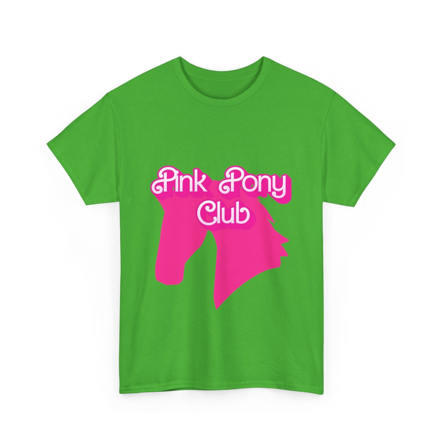 Pink Pony Club Tee - Fun Graphic T-Shirt for Animal Lovers, Horse Enthusiasts, Gifts for Friends, Birthday Parties, Everyday Wear