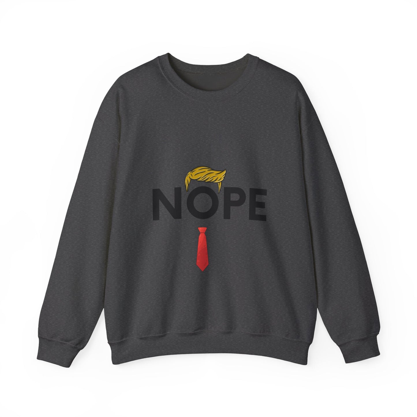 NOPE TRUMP Unisex Heavy Blend™ Crewneck Sweatshirt