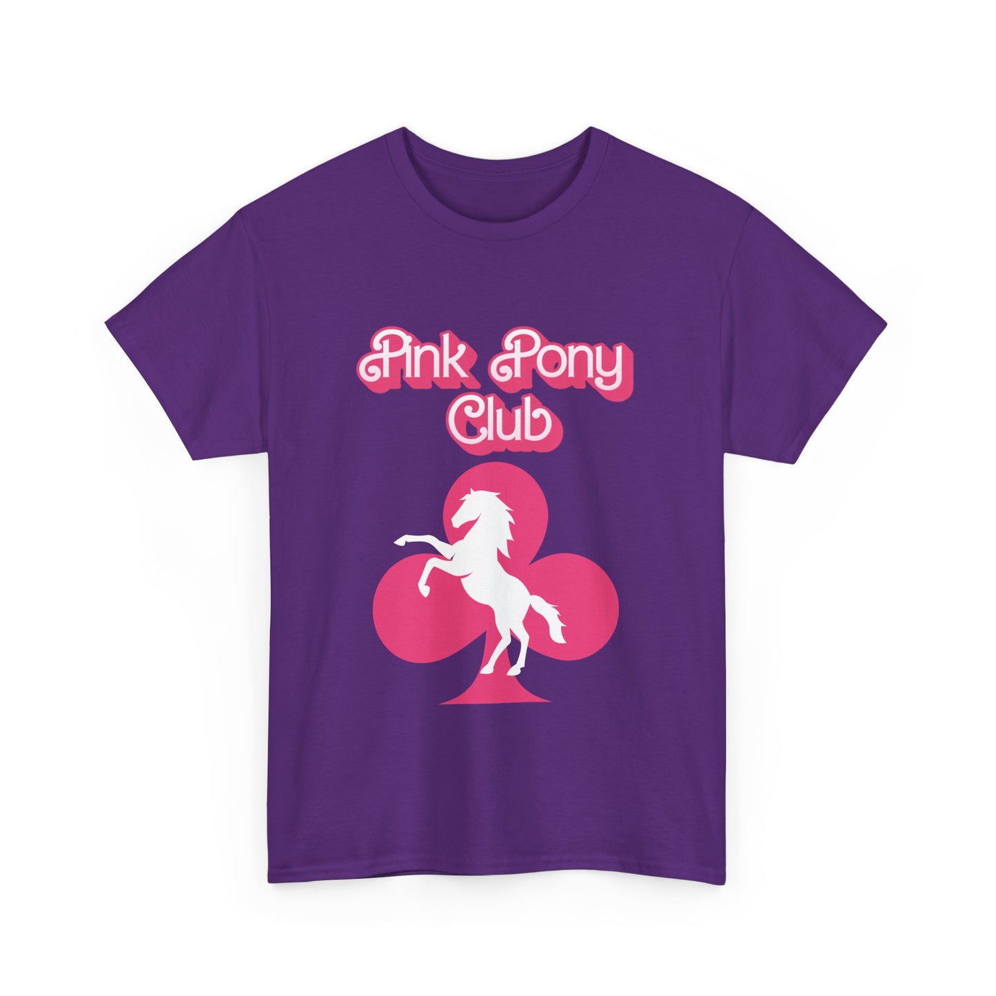 Retro Pink Pony Club Tee | Unisex Cotton Shirt, Graphic Tee, Gift for Horse Lovers, Birthday Celebration, Casual Wear