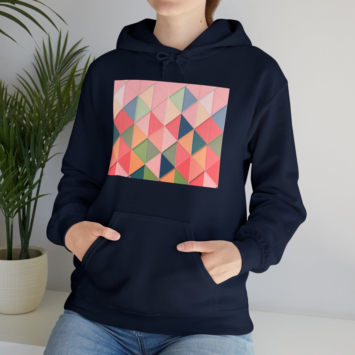 Geometric Unisex Heavy Blend™ Hooded Sweatshirt