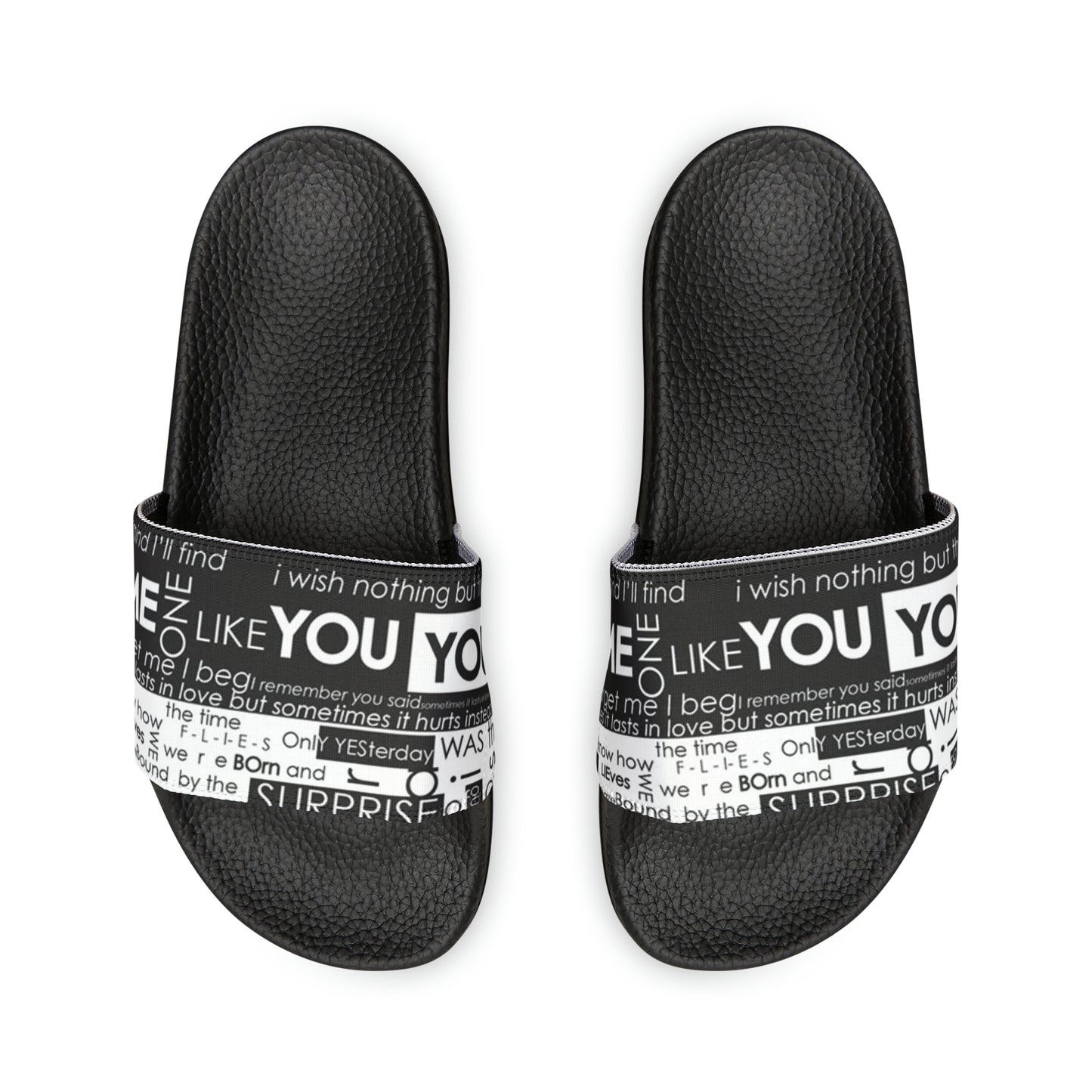 Someone Like You Men's PU Slide Sandals
