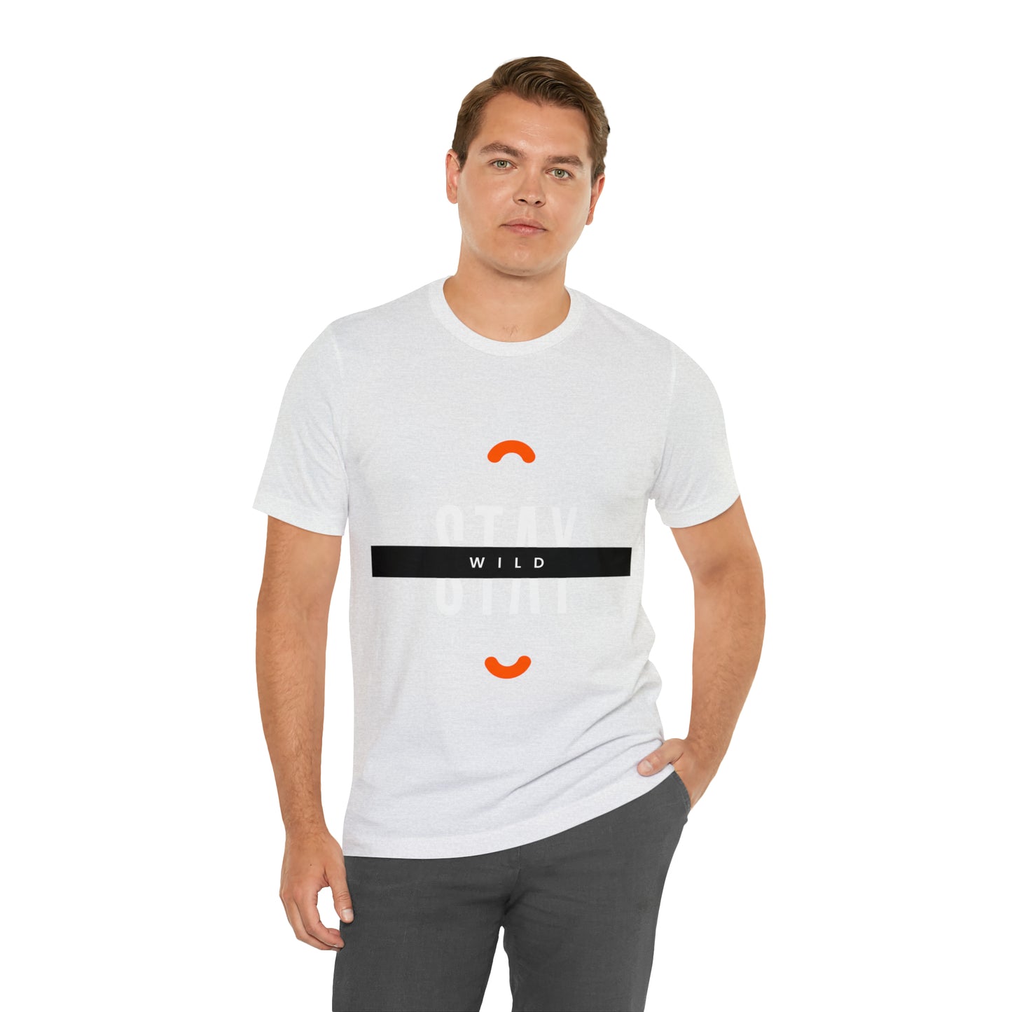 STAY WILD Unisex Jersey Short Sleeve Tee