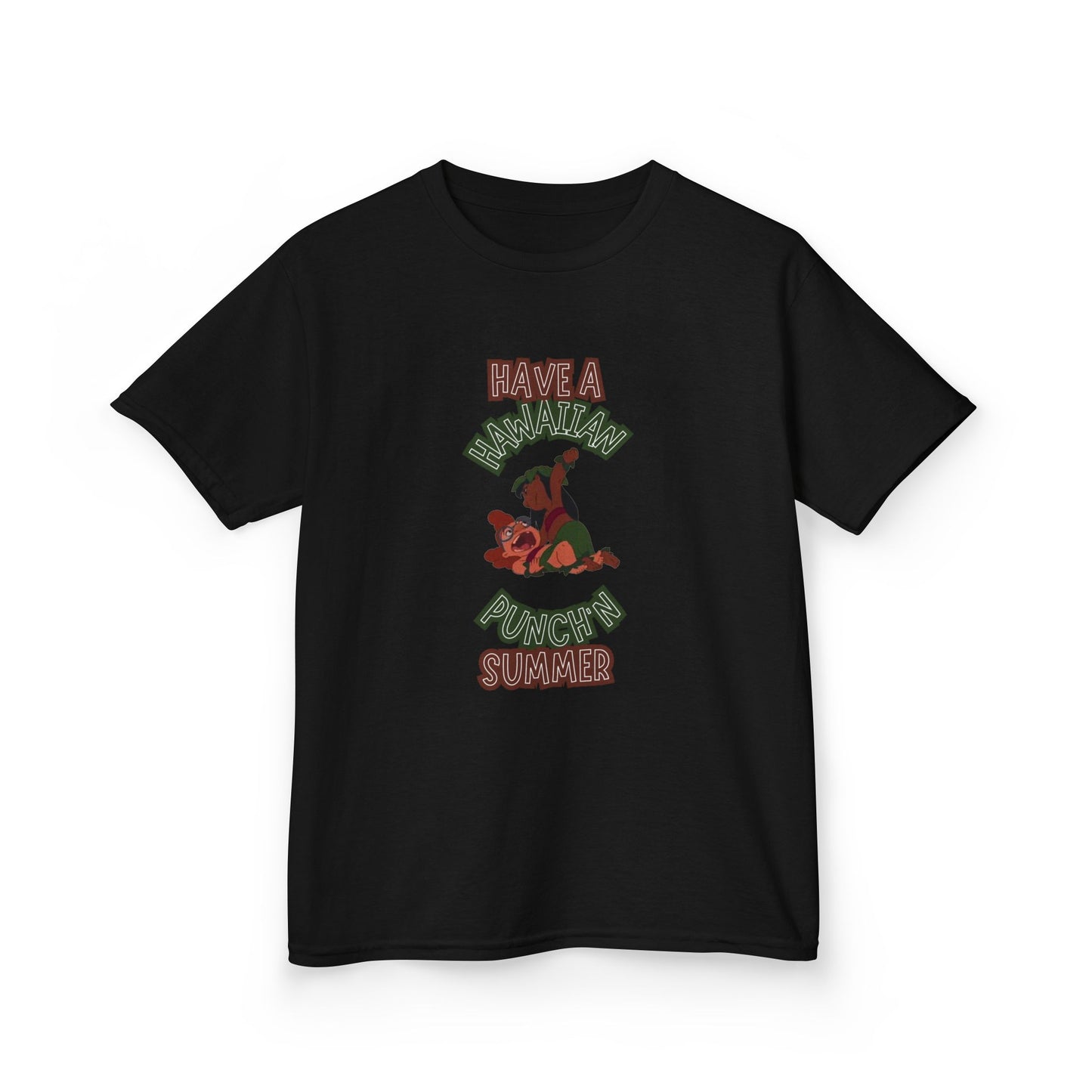 Hawaiian Punch’n Summer Adventure Kids Tee, Fun Summer Shirt, Playful Kids T-Shirt, Cute Graphic Tee, Vacation Outing Top