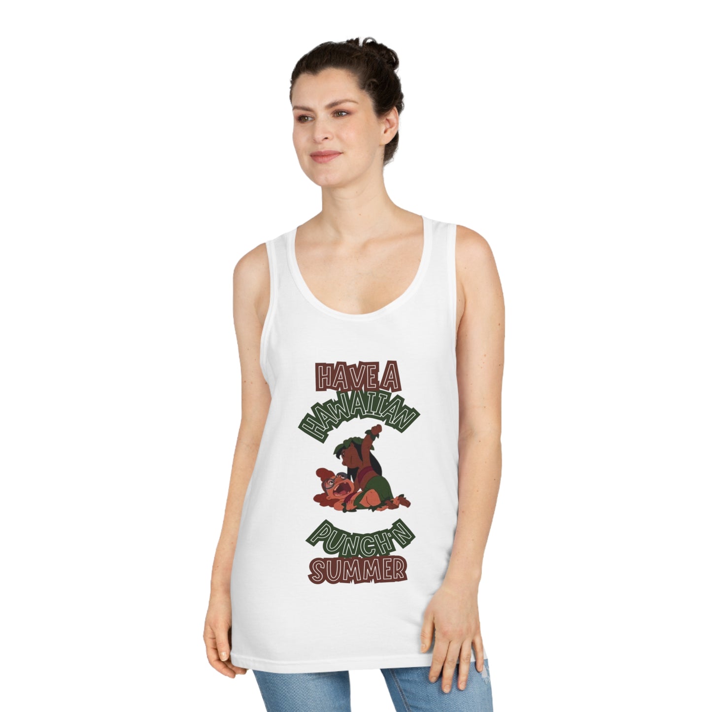 Hawaiian Punch’n Summer Funny Summer Tank Top - Have a Hawaiian Punch in Summer, Beachwear, Graphic Tee, Summer Vibes, Gift for Friends, Vacation Essential
