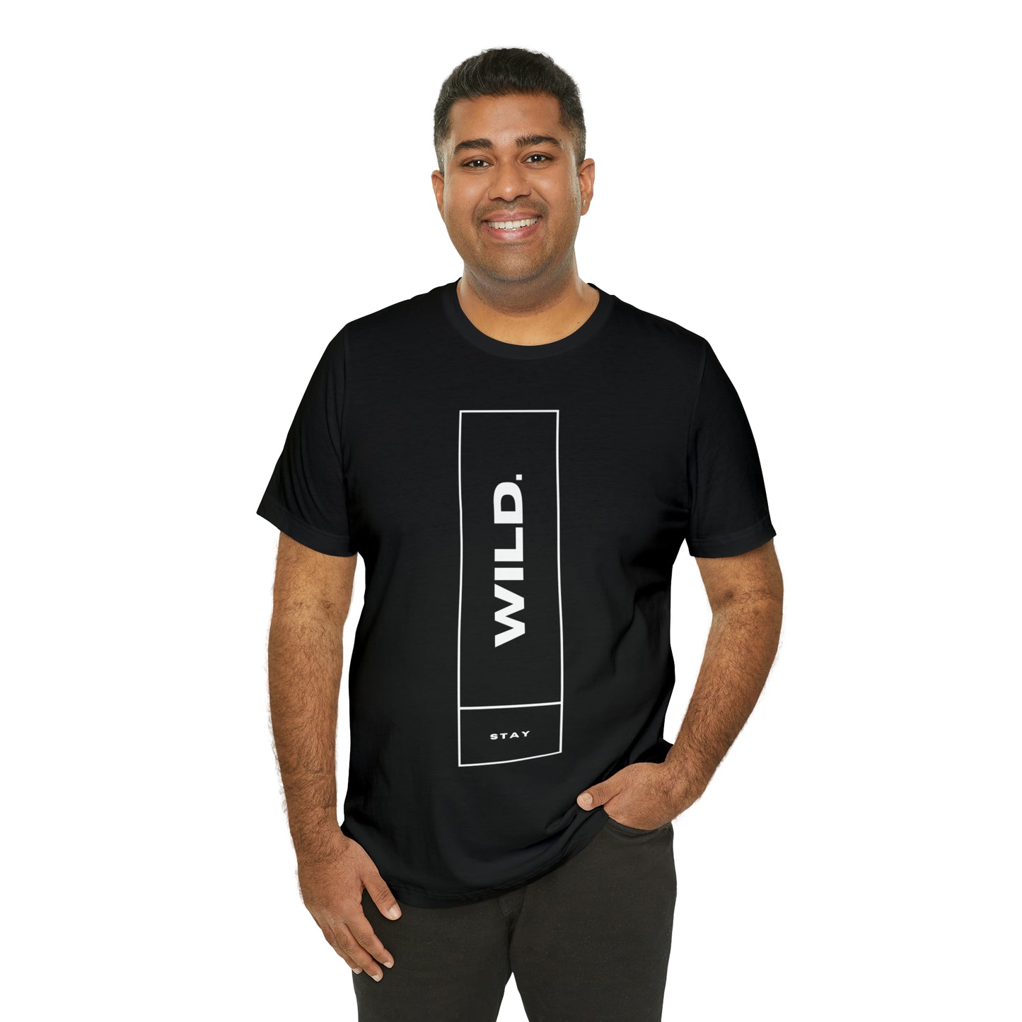 STAY WILD Unisex Jersey Short Sleeve Tee