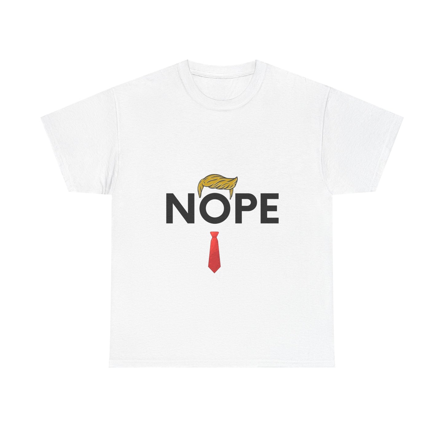 NOPE TRUMP Unisex Heavy Cotton Tee