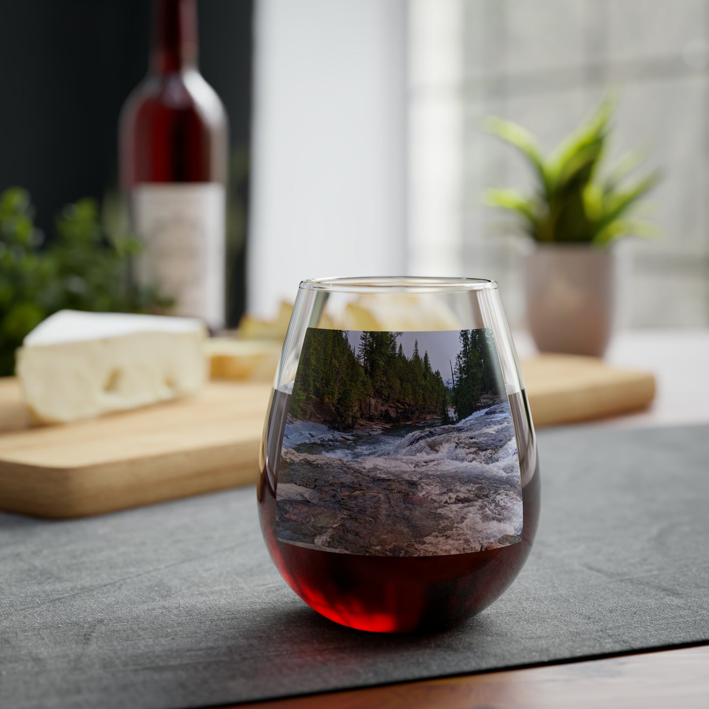 Glacier National Park Stemless Wine Glass, 11.75oz