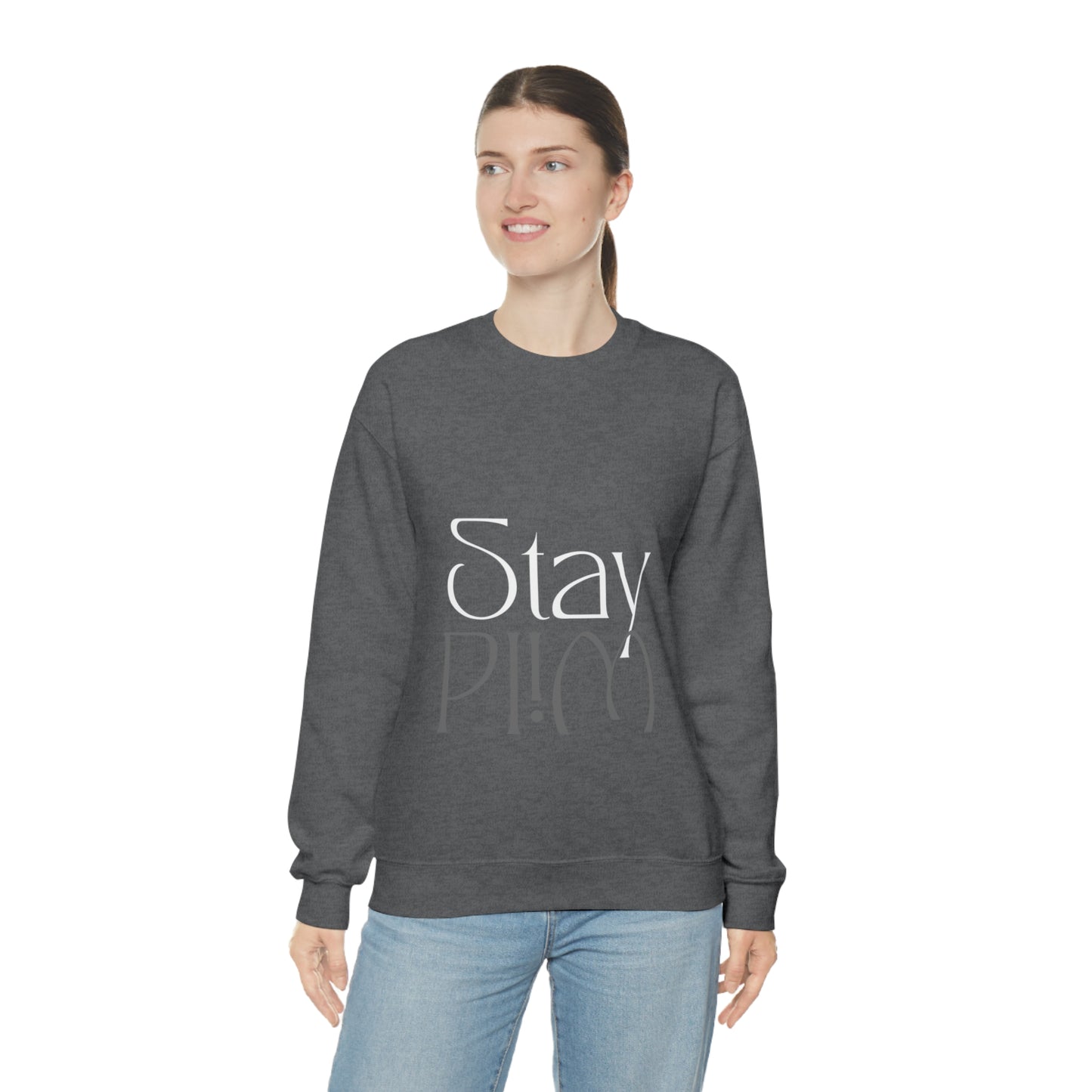 STAY WILD CHILD Unisex Heavy Blend™ Crewneck Sweatshirt