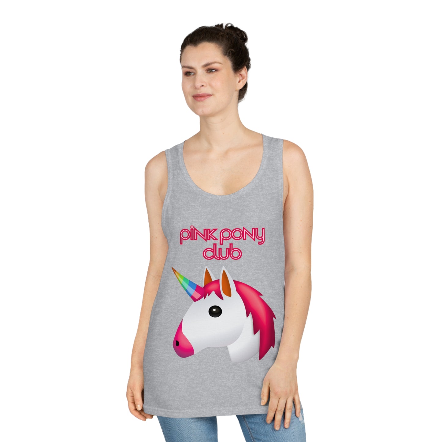 Fun Unicorn Graphic Tank Top - Pink Pony Club