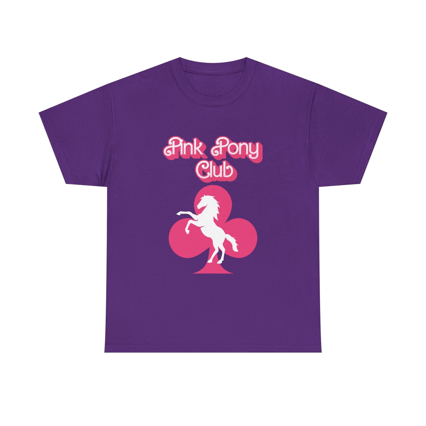 Retro Pink Pony Club Tee | Unisex Cotton Shirt, Graphic Tee, Gift for Horse Lovers, Birthday Celebration, Casual Wear