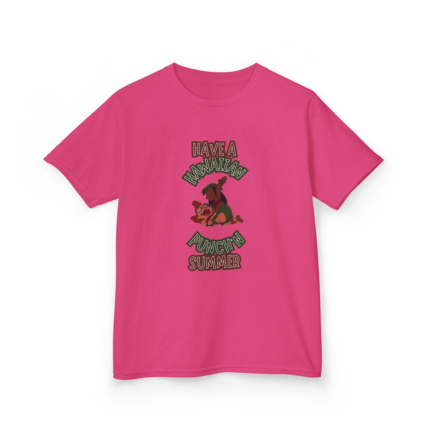 Hawaiian Punch’n Summer Adventure Kids Tee, Fun Summer Shirt, Playful Kids T-Shirt, Cute Graphic Tee, Vacation Outing Top