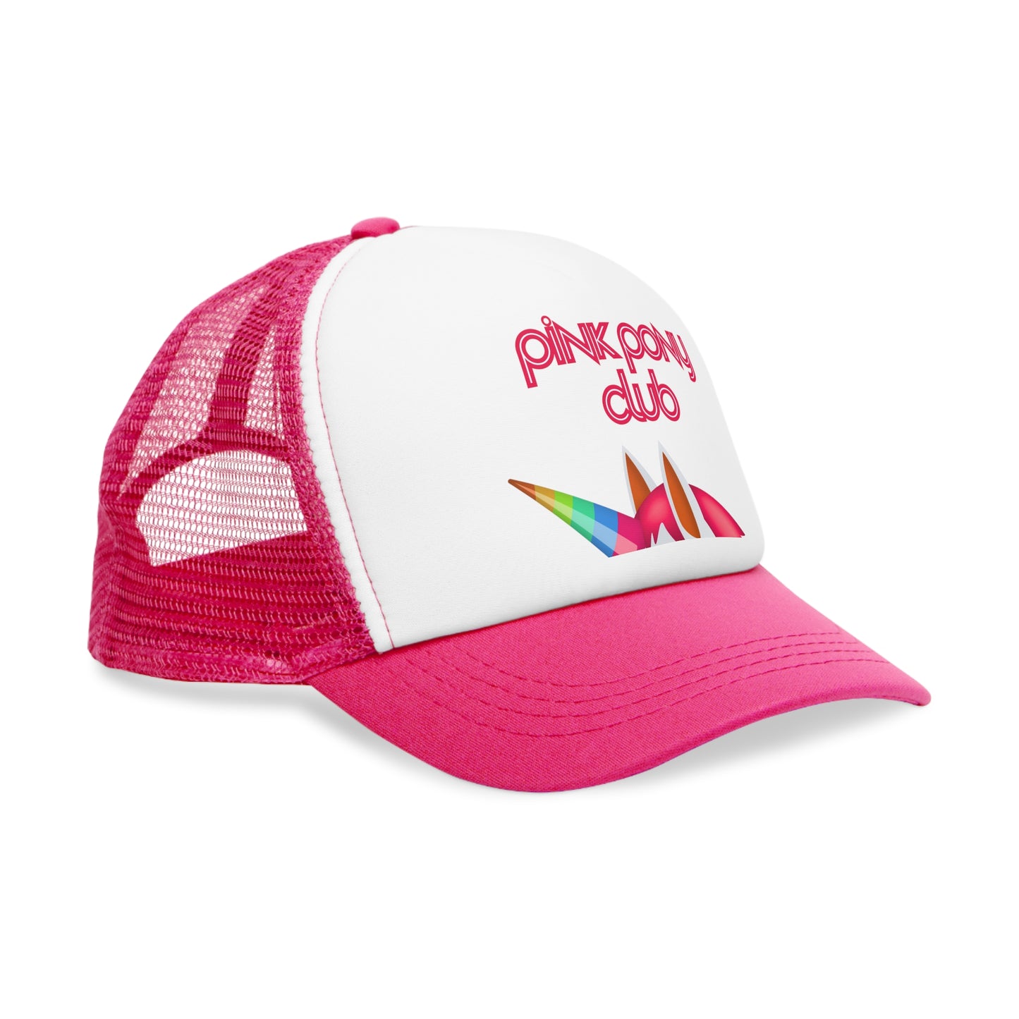 Fun Pink Pony Club Mesh Cap for Unicorn Lovers, Trendy Hat for Outdoor Adventures, Gift for Kids & Adults, Festival Headwear, Party [...]