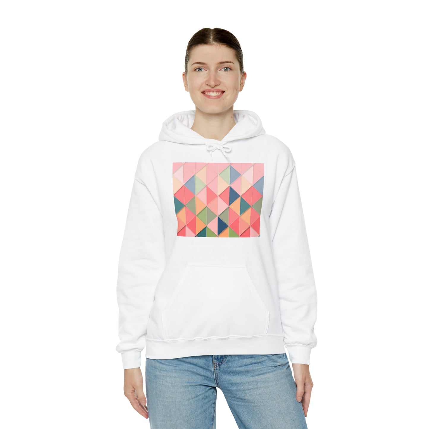 Geometric Unisex Heavy Blend™ Hooded Sweatshirt