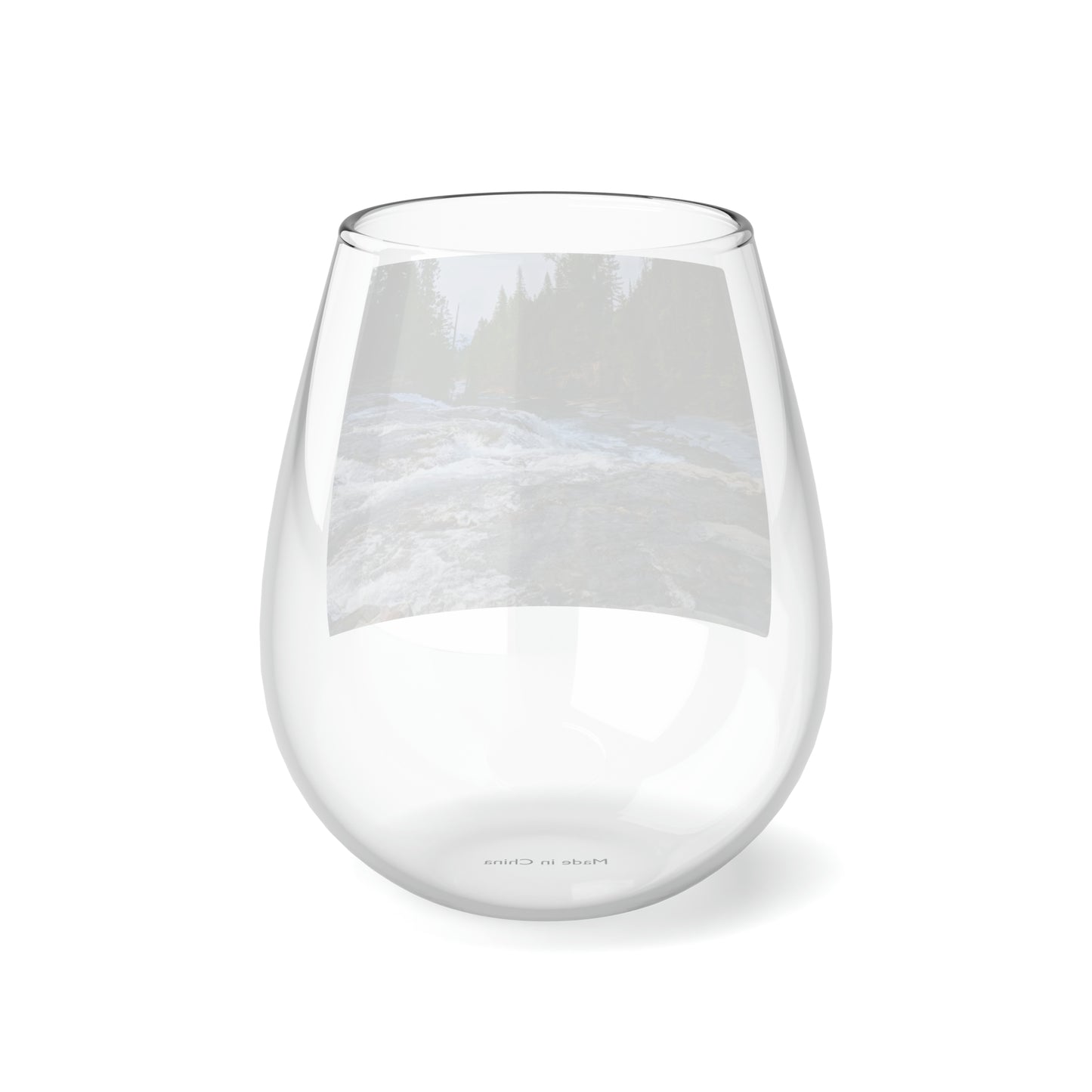 Glacier National Park Stemless Wine Glass, 11.75oz