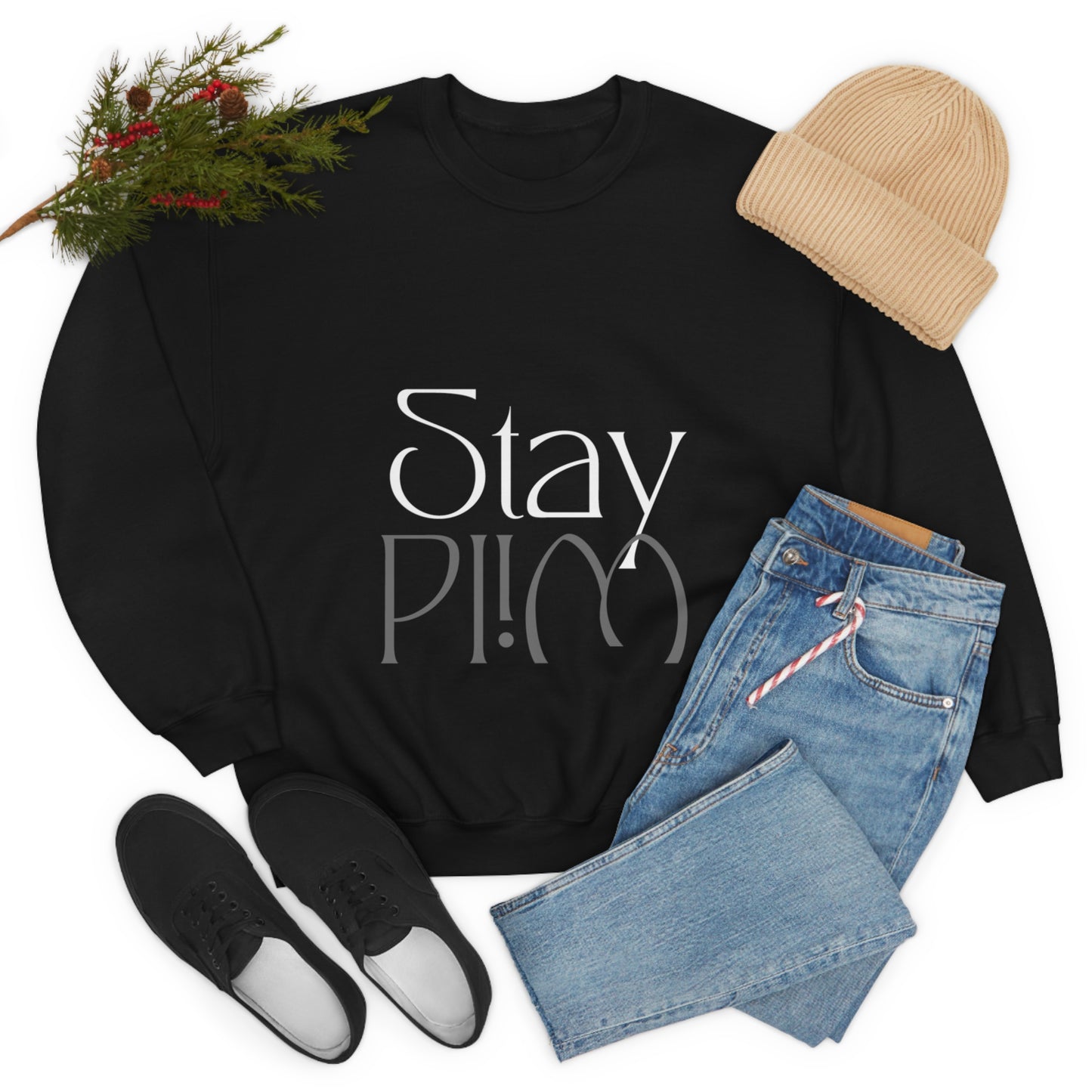 STAY WILD CHILD Unisex Heavy Blend™ Crewneck Sweatshirt