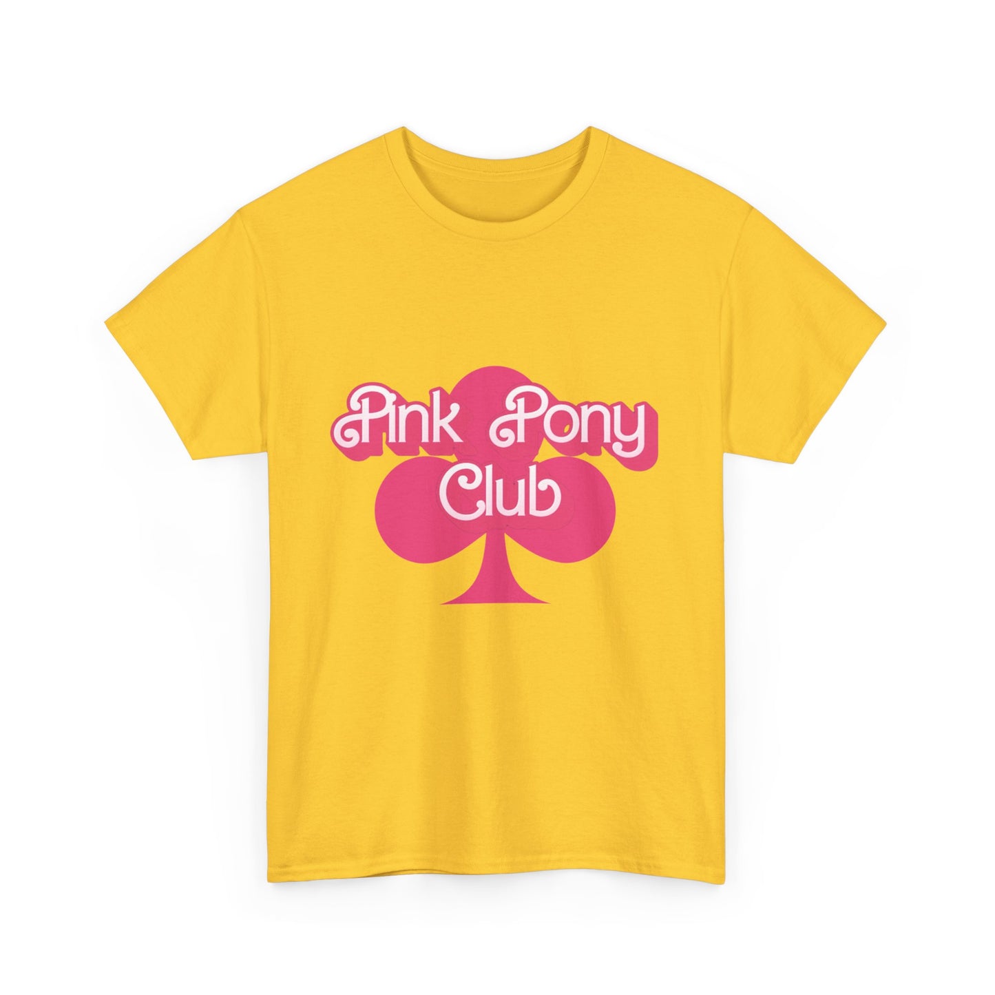 Pink Pony Club Tee, Casual Graphic T-Shirt, Unisex Cotton Shirt, Fun Club Apparel, Gift for Horse Lovers