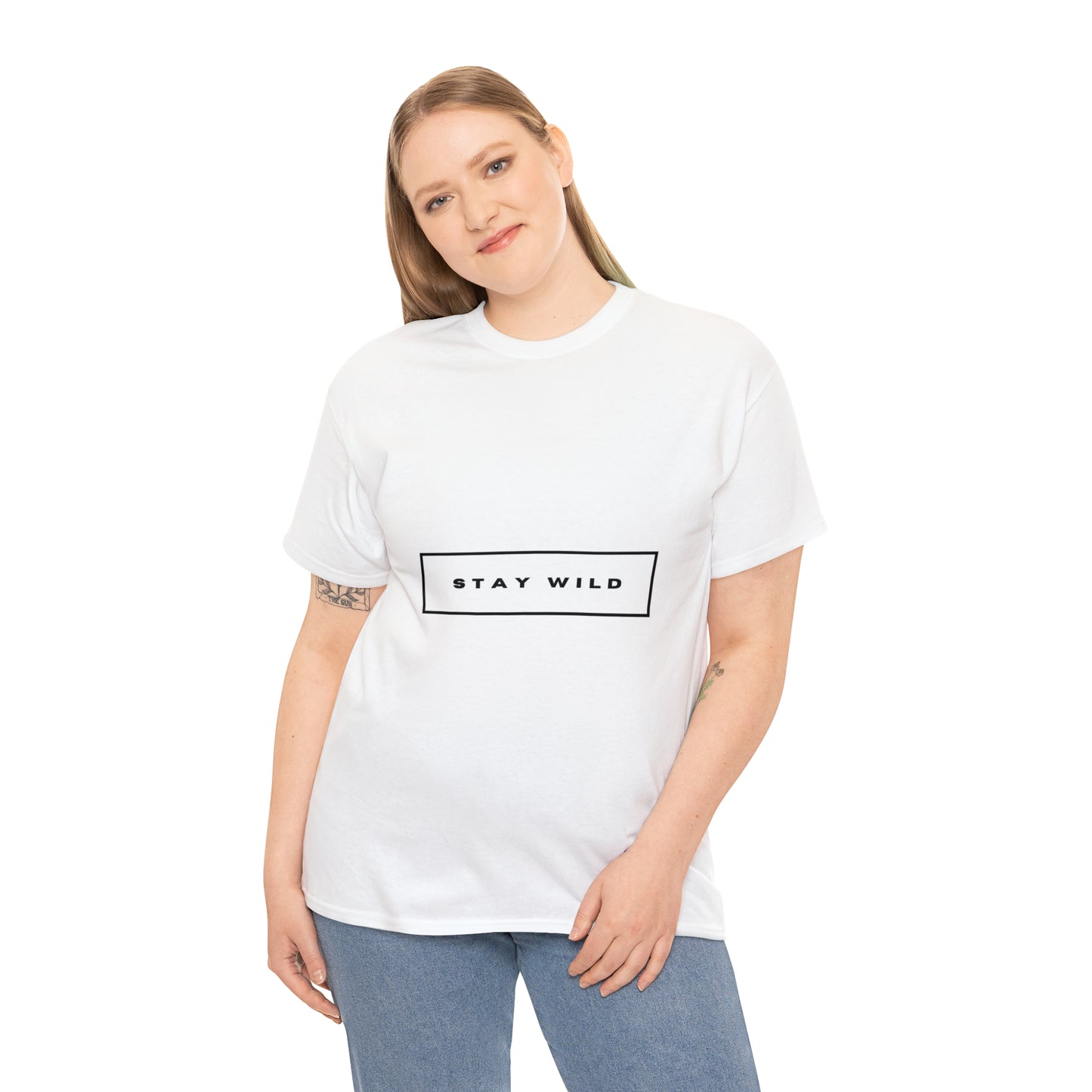 STAY WILD Unisex Heavy Cotton Tee