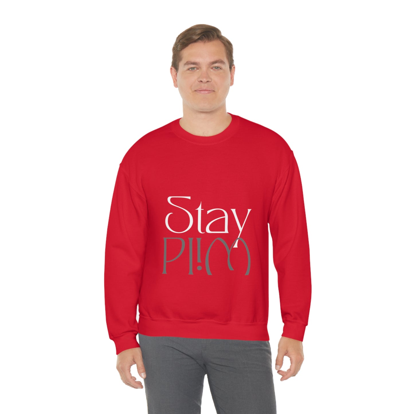 STAY WILD CHILD Unisex Heavy Blend™ Crewneck Sweatshirt