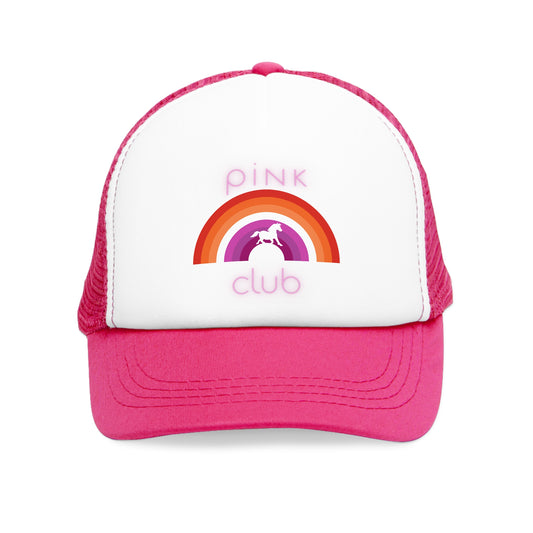 Pink Pony Club Lesbian Rainbow Mesh Cap