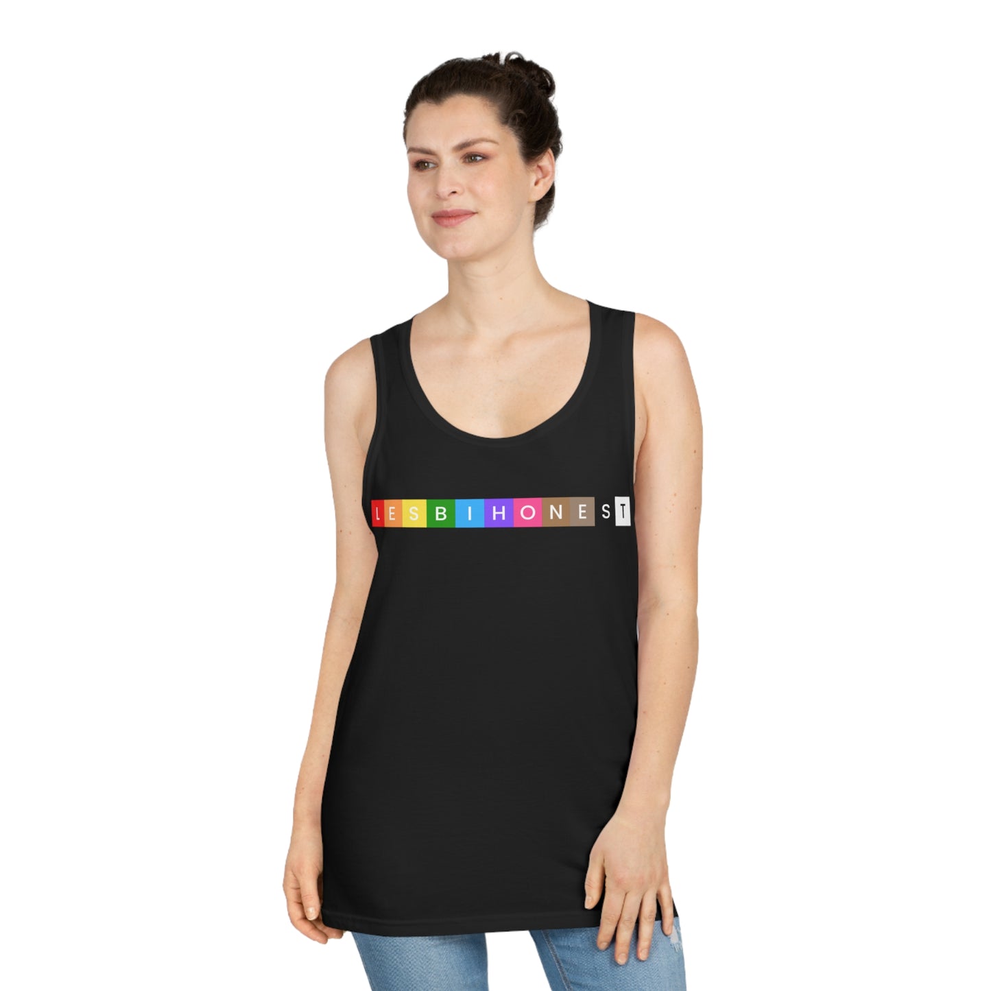 LESBIHONEST Unisex Softstyle™ Tank Top - Pride Month Celebration Wear