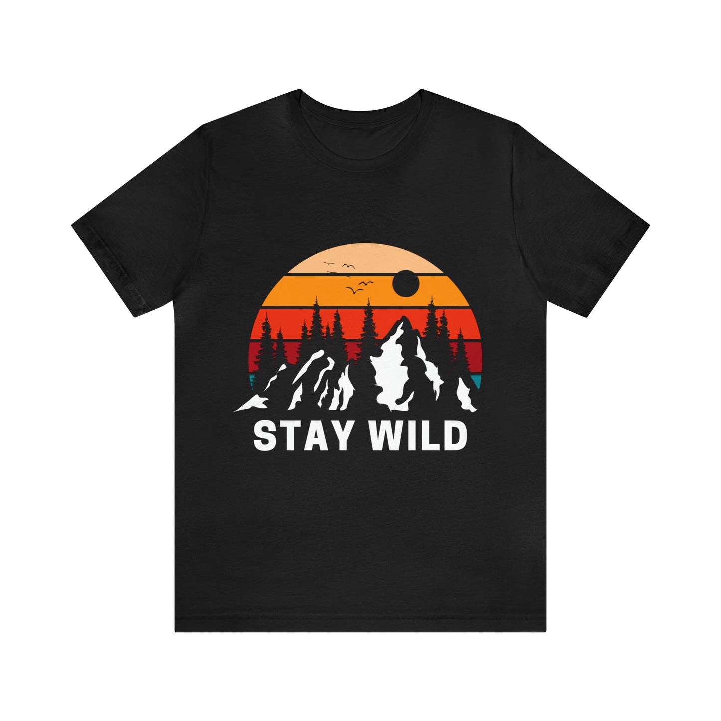 Mountain STAY WILD Unisex Jersey Short Sleeve Tee