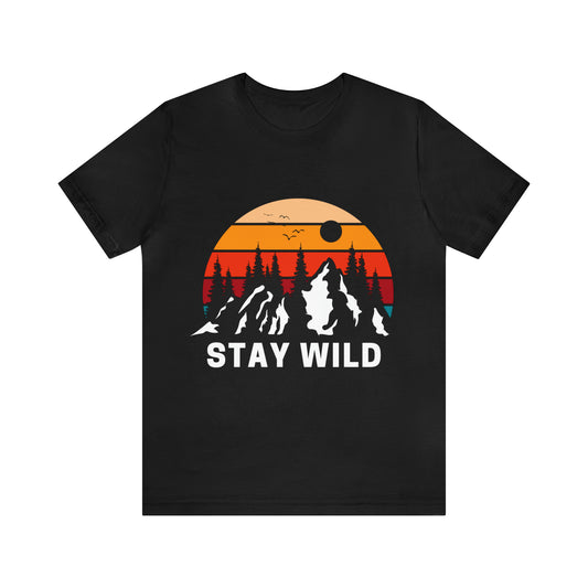 Mountain STAY WILD Unisex Jersey Short Sleeve Tee