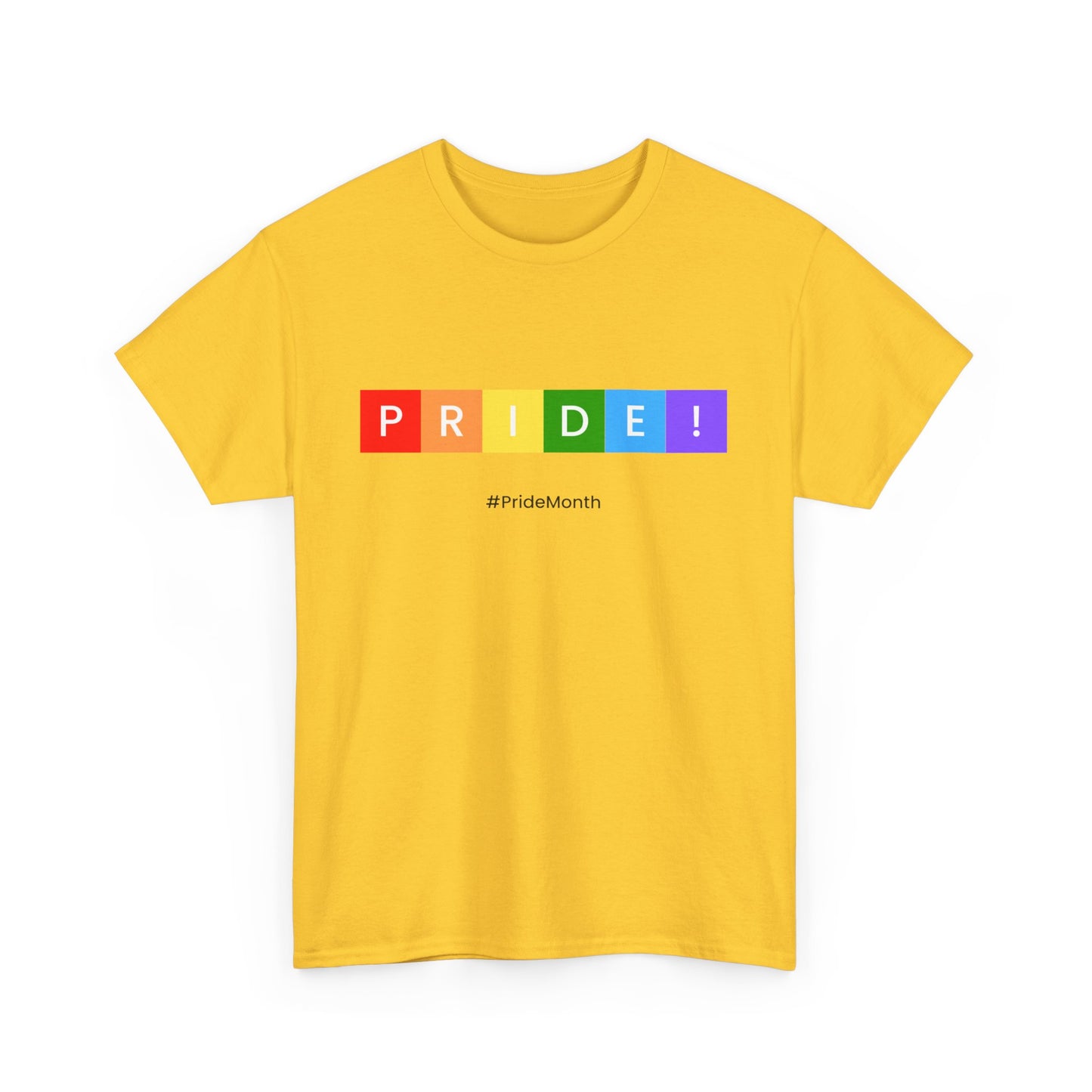 Pride Unisex Heavy Cotton Tee - Celebrate #PrideMonth in Style