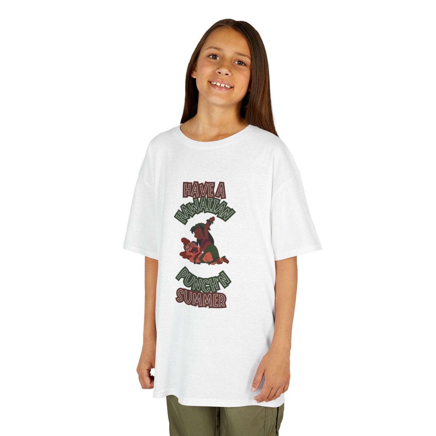 Hawaiian Punch’n Summer Adventure Kids Tee, Fun Summer Shirt, Playful Kids T-Shirt, Cute Graphic Tee, Vacation Outing Top